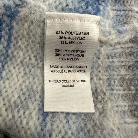 MEXX turtleneck blue sweater NWT SZ XL - Picture 5 of 5